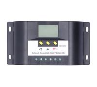 Aurikall Contrôleur de Charge Solaire à Courant Nominal 10 A avec écran LCD et Modes de contrôle de minuterie réglables pour Les Charges CC, doté d'une mémoire de Mise Hors Tension et de (10A)