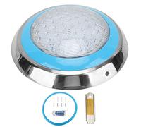 Aurikall Lampe sous-Marine LED RVB 45 W pour Piscine, Acier Inoxydable 316, étanche IP68, 12 V AC, Fixation Murale, avec télécommande
