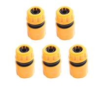 Aurikall Lot de 5 - 5 adaptateurs de Tuyau et Ensemble de raccords de connecteur de Tuyau - Kit de Connexion Rapide de 3/4 Pouces construit à partir d'un matériau ABS Haute résistance pour