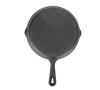Aurikall Poêle en fonte pré-assaisonnée, Mini poêle à frire de 3.9 pouces pour four, gril, cuisinière, cuisson et service (16 cm/oeil)
