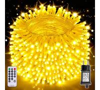 Auriostar Guirlande Lumineuse Exterieure 30m 300LEDs, étanche IP44 Guirlande Lumineuse Sapin de Noel, 8 Modes Lumineuse Intérieur Extérieur avec Télécommande pour Chambre, Terrasse, Jardin