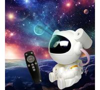 AURIVEE Projecteur Astronaute Ciel Étoilé LED - 7 Effets Lumineux, Télécommande & Minuterie, Veilleuse Spatiale pour Chambre Enfant, Décoration Chambre Adulte, Idée Cadeau