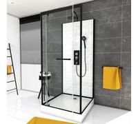Cabine de douche carrée 80x80x230cm à motif carreaux de métro - UNDERGROUND SQUARE 80