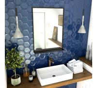 Aurlane LAV550 - Miroir salle de bain simple 80x60 cm