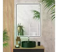 Aurlane MIR064 - Miroir LED salle de bain 100x70 cm