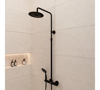 Colonne de douche Mécanique finition Noire Mate - 133x28x52 cm - MOLLY BLACK