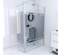 Aurlane Paroi de douche 120 cm