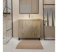 AURLANE TIMBER - Meuble salle de bain 80 cm