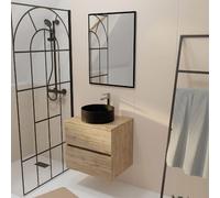 AURLANE TIMBER Meuble Salle de Bain - Chêne Naturel