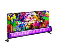 AUROHOPE 50W LED Lumiere Noire, Lampe UV 385nm Avec Interrupteur & Support Réglable à 180°, IP66 Étanche, Lumière UV Projecteur pour Halloween, Soiree Fluo, et Affiches Neon