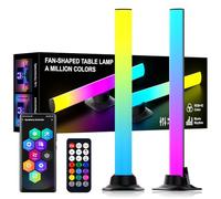AURORIONCG Barre LED Gaming RGBIC 32cm, Lampe Ambiance Bureau TV PC