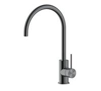Aurum mitigeur d'évier sur pied 36,3 cm à levier avec bras pivotant, métal brossé (SATBAUR280BGM)