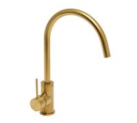 Aurum mitigeur évier à levier sur pied 36,3 cm avec bras pivotant, or brossé (SATBAUR280BG)