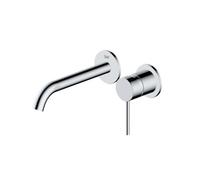 Aurum mitigeur lavabo encastré à levier avec corps d'encastrement, chrome brillant (SATBAUR101CR)