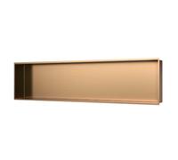 Aurum Niche de Douche à encastrer, Acier Inoxydable 304, 120x28x10cm, Cuivre brossé PVD (SATAURN12128BRG)