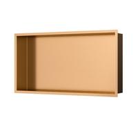 Aurum Niche de Douche à encastrer, Acier Inoxydable 304, 60x30x10cm, Cuivre brossé PVD (SATAURN6030BRG)