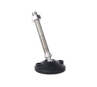 AURVIX Pieds réglables pour Meubles Pieds de réglage universels M8 M10 M12 M14 M16 M18 M20 M24, Type de Filetage, Base pivotante, Pied de Support de Meuble réglable(D50-M12x80)