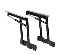 Ausla 1 paire de ressorts de charnière de meuble, Charnières à ressort, Mécanisme de Table en Acier, Capacité de de 50kg, Angle de 125 Degrés, Pour table basse