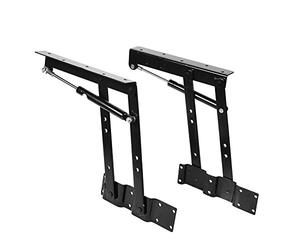 Ausla 1 paire de ressorts de charnière de meuble, Charnières à ressort, Mécanisme de Table en Acier, Capacité de de 50kg, Angle de 125 Degrés, Pour table basse