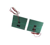 Ausla 2pcs 5V 500mA Panneau Solaire en Polysilicium, 130x150mm