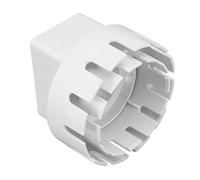 Ausla Adaptateur de Descente Pluviale Adaptateur de Vidange en Plastique en PE et ABS avec Vis Taille de Connecteur Standard pour évier d'eau de Pluie et Tuyau de Vidange Circulaire Installation
