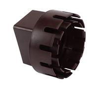 Ausla Adaptateur de Descente Pluviale Adaptateur de Vidange en Plastique en PE et ABS avec Vis Taille de Connecteur Standard pour évier d'eau de Pluie et Tuyau de Vidange Circulaire Installation