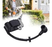 Ausla Bobine d'allumage pour Tondeuse 2500 25 CC, Remplacement du Module d'allumage de Tronçonneuse en Métal, Installation Facile, Sortie 'étincelle Stable, Faible Consommation 'énergie pour la