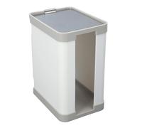 Ausla Boîte de Rangement pour Congélateur à Lait Coffre en Plastique Organisateur de Lait Amovible 20,5 X 16,5 X 12 Cm Grande capacité avec Plaque de Congélation en Métal pour le age du