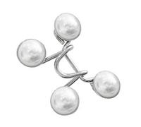 Ausla Boutons de Serrage de Taille de Pantalon, Clips de Boutons Amovibles en Alliage, épingles de Serrage de Taille Réutilisables sans Poinçon, Ajustement Réglable pour Jupes de Pantalons en pour