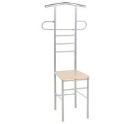 Ausla Chaise servomuto en métal, 2 x porte-manteau de chambre Servomuto Porteur Chaise, 50 x 40 x 120 cm