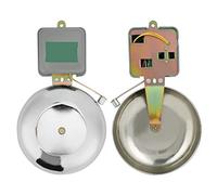 Ausla Cloche électrique, Cloche d'alarme en Acier Inoxydable AC220V 150 Mm pour Usine Scolaire et Centre Commercial, Son Fort, Consommation d'énergie 20 W, Conception à Marteau épais, Signal de