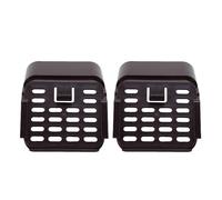 Ausla Connecteur de Descente de Gouttière, Filtre de Sortie de Descente en Plastique pour Gouttière de Type A de 3 X 4 Pouces, Bague d'étanchéité, Couvercle de Blocage des Animaux, Installation