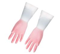 Ausla de Vaisselle de Cuisine de Nettoyage en Latex Mince Ajustement Flexible Conception Dégradée pour Le Linge Vaisselle Nettoyage Ménager 1 Paire pour Le Quotidien du Restaurant à Domicile (S)