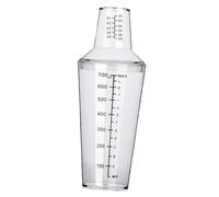 Ausla Ensemble Shaker à Cocktail, Mélangeur de Barman PC 700 Ml avec Marques d'échelle, Tasse Shaker Résistante au Froid et à la Chaleur, Conception Simple à Secouer à la Main en 2 Parties pour le