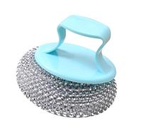 Ausla Épurateur de Laine en Acier Inoxydable avec Long Manche pour (SILVER)