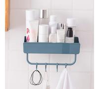 Ausla Étagère d'angle de Douche de Salle de Bain, étagère de Rangement d'angle Murale en PP, Conception de Drainage Creux, Adhésif de Grande capacité pour Salle de Bain, Cuisine, Usage Domestique