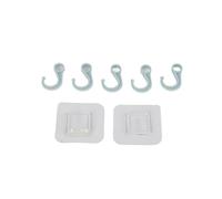 Ausla Étagère d'angle de Douche de Salle de Bain, étagère de Rangement d'angle Murale en PP, Conception de Drainage Creux, Adhésif de Grande capacité pour Salle de Bain, Cuisine, Usage Domestique