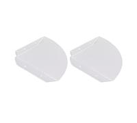 Ausla Étagères d'angle Flottantes à Montage Mural, Paquet de 2 étagères d'angle Flottantes en Acrylique 8,3 X 8,3 Pouces avec Support de Perçage découpé en Fil pour Chambre à Coucher, Salon, Salle