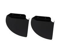 Ausla Étagères d'angle Flottantes à Montage Mural, Paquet de 2 étagères d'angle Flottantes en Acrylique 8,3 X 8,3 Pouces avec Support de Perçage découpé en Fil pour Chambre à Coucher, Salon, Salle