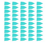 Ausla Feuilles de Papier Abrasif au Carbure de Silicium, 120, Paquet de 50 | Support floqué à crochets et boucles, tampons triangulaires 65x92mm, polissage du bois et du métal, élimination de la rouille