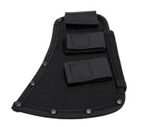 Ausla Gaine de Hache Noire avec Renfort en Nylon riveté et Fermeture Auto-agrippante pour Camping, Bricolage, Randonnée