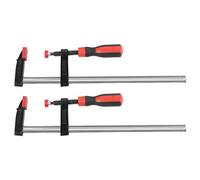 Ausla Lot de 2 Serre-Joints en Acier, Pinces Robustes en F, Quick Slide, 50 x 300 mm
