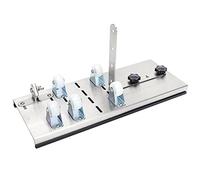 Ausla Machine de Découpe de Bouteilles, Coupe-bouteille en Verre en Acier Inoxydable avec Ouverture et Roues en Polyester, Kit d'accessoires de Base Antidérapante pour les Ateliers de Bricolage à