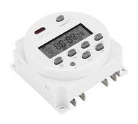 Ausla Minuterie Numérique 12V , 17 Programmes, Mémoire 180 Jours | Module de relais électrique programmable, 1 minute à 168 heures, affichage de l\'état LCD, contacts en cuivre, boîte à
