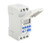 Ausla Minuteur Numérique Programmable, Ecran LCD Interrupteur Horaire Hebdomadaire avec Programmation Minuteur Programmable sur Rail DIN (220 V)