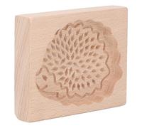Ausla Moule à Biscuits en Forme d'Animal, Tampon à Biscuits en Bois de Hêtre, Moule à en Bois avec Lisse et Facile à Démouler, Motif Animal Vif pour, Pain d'épices, Pâtisserie (Hérissonne)