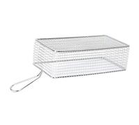 Ausla Panier à Frites en d'acier Inoxydable, 21,5 X 10,6 X 6, Cm, Passoire à Frites avec Poignée pour la Maison, la Cuisine, le thé au Lait, le Bar, le café, Service de Friture