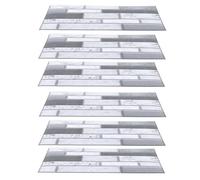 Ausla Papier Peint Auto-adhésif en PVC pour Dosseret de Cuisine, 6 Pièces, 15 X 30 Cm, Panneaux Muraux Imperméables et Résistants à l'huile pour Salle de Bain, Cuisine, Décoration de Location (FG53)