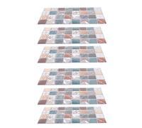 Ausla Papier Peint Auto-adhésif en PVC pour Dosseret de Cuisine, 6 Pièces, 15 X 30 Cm, Panneaux Muraux Imperméables et Résistants à l'huile pour Salle de Bain, Cuisine, Décoration de Location (FG62)