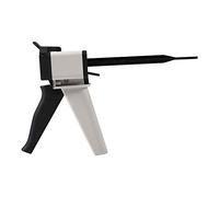 Ausla Pistolet Distributeur Dentaire, Mélangeur de Cartouches Universel, Plastique Noir et Blanc, Ratio 1:1/2:1, 50ml, pour Impression Dentaire et Silicone